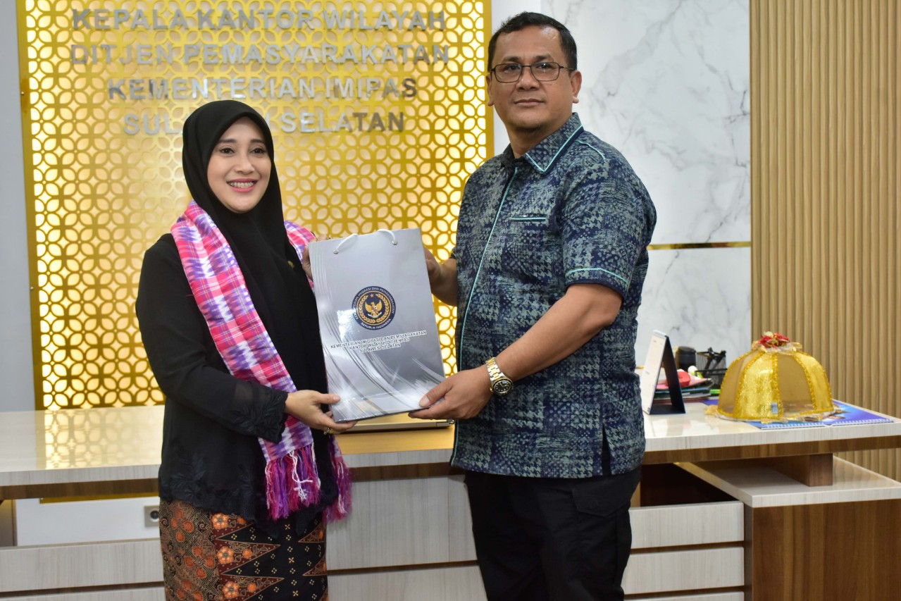 Terima Kunjungan Anggota DPR RI Meity Rahmatia, Kakanwil Ditjenpas Sulsel Bahas Over Kapasitas dan Anggaran Pemasyarakatan