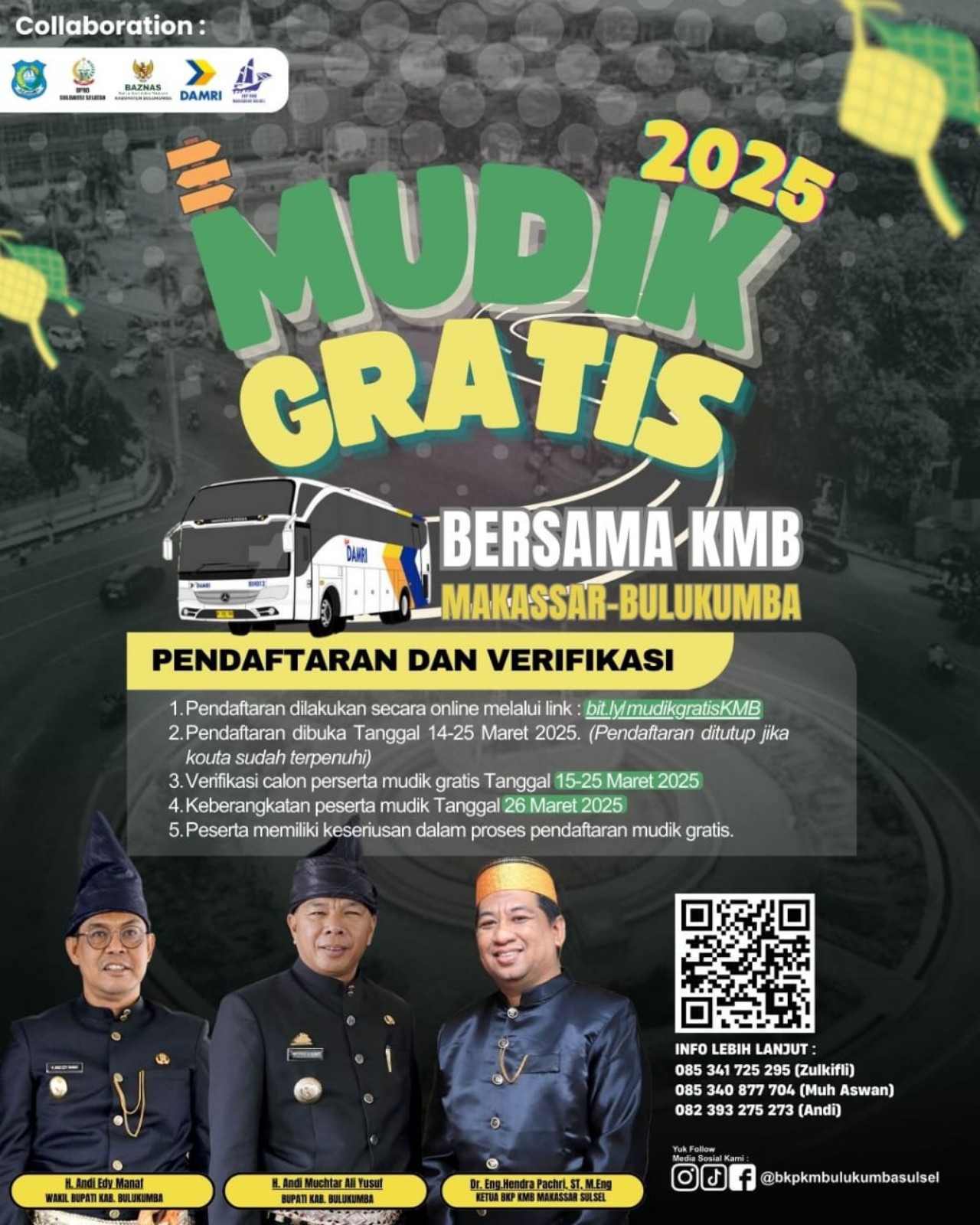 Gelar Mudik Gratis, BKP KMB Sulsel Sasar Pekerja Informal dan Mahasiswa di Makassar dan Sekitarnya