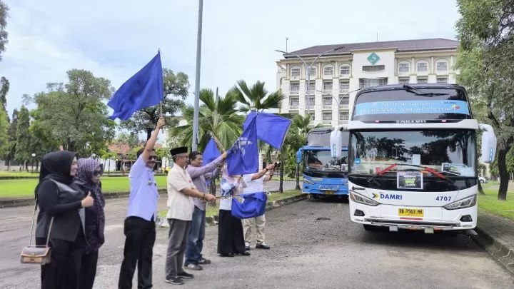 Mudik Gratis BKP KM Bulukumba Gelombang Pertama Resmi Dilepas, Peserta: Terima Kasih KMB BKP KMB Makassar Sulawesi Selatan