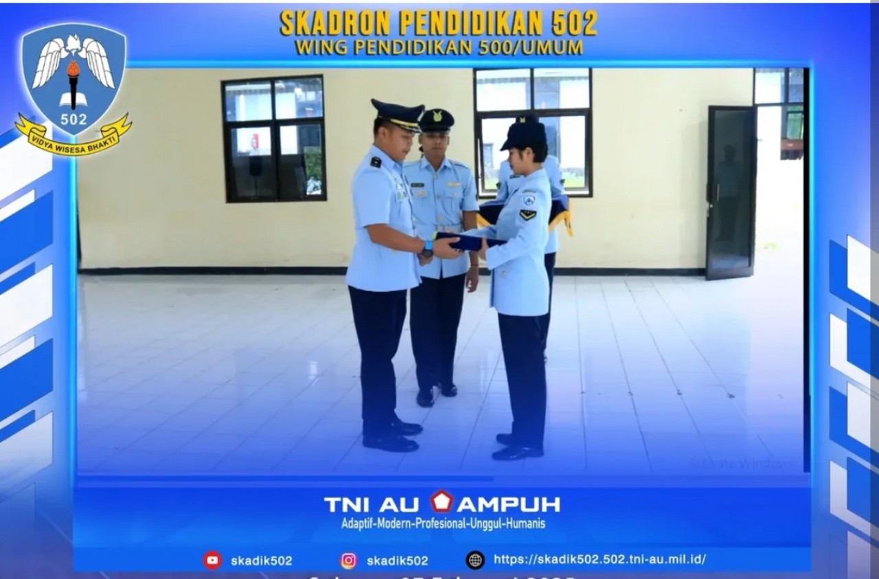 Wanita Udara TNI AU Asal Kajang Bulukumba Jadi Lulusan Terbaik Sejurba Surtapotrud A-15, Kisahnya Mengharukan