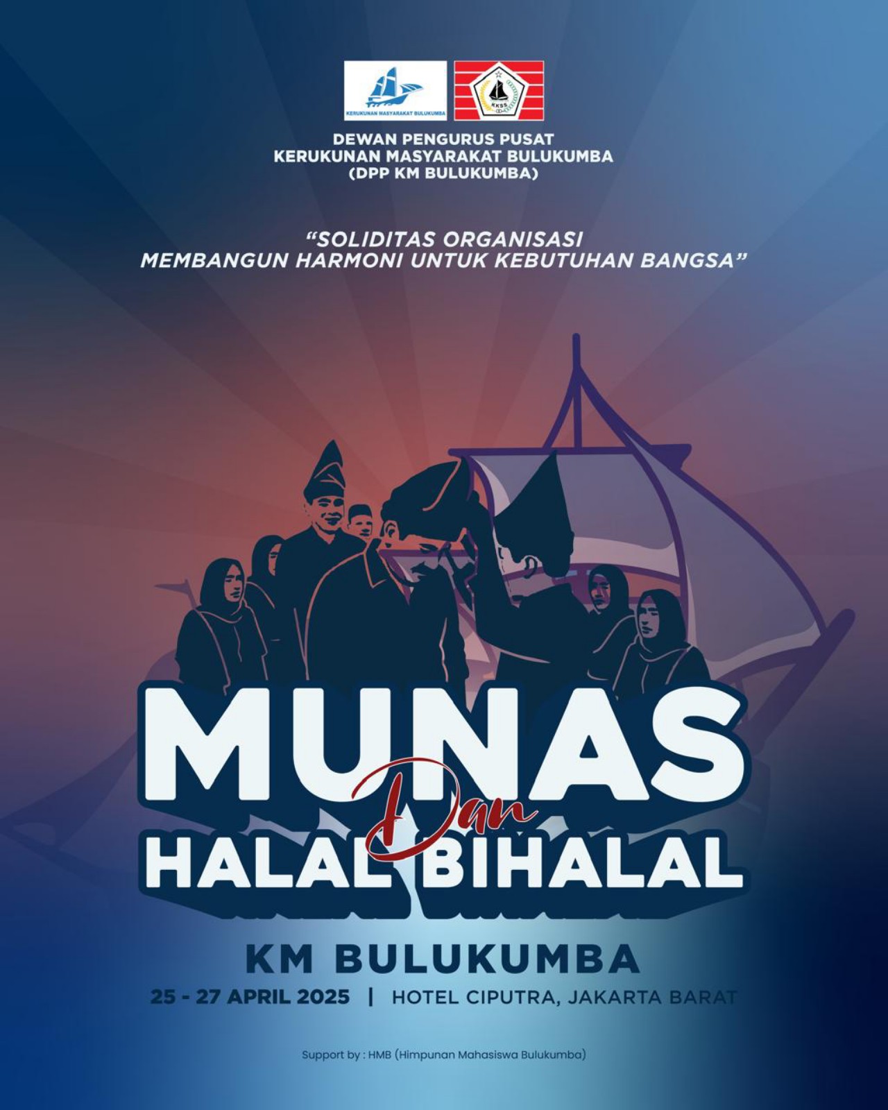 DPP KM Bulukumba Siap Gelar Musyawarah Nasional Dirangkaikan Halal Bihalal di Jakarta