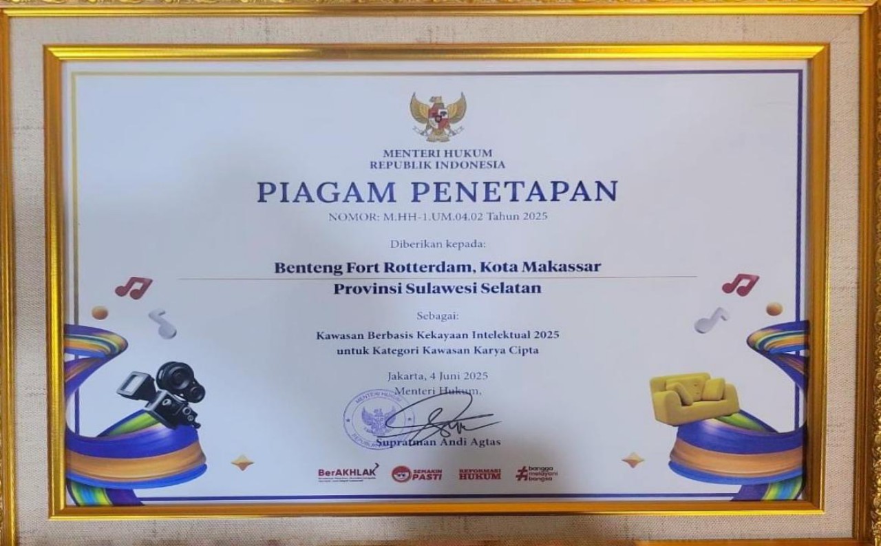 Breaking News: Dua Destinasi Wisata Ikonik Makassar Resmi Jadi Kawasan Berbasis Kekayaan Intelektual