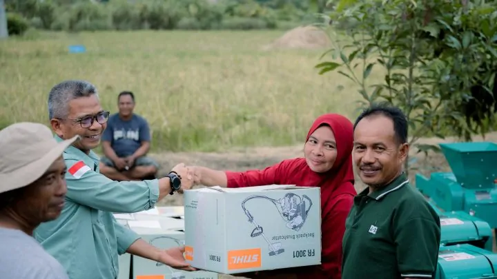 Perkuat Kemandirian Petani Organik, PT Vale Morowali Serahkan Fasilitas Pendukung Pertanian pertanian