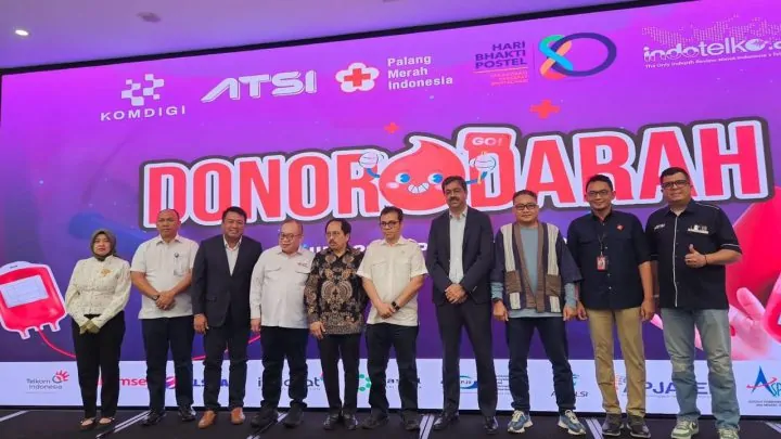 Kolaborasi ATSI, XLSMART Hingga Komunitas ICT Kemenkomdigi Sukses Gelar Donor Darah