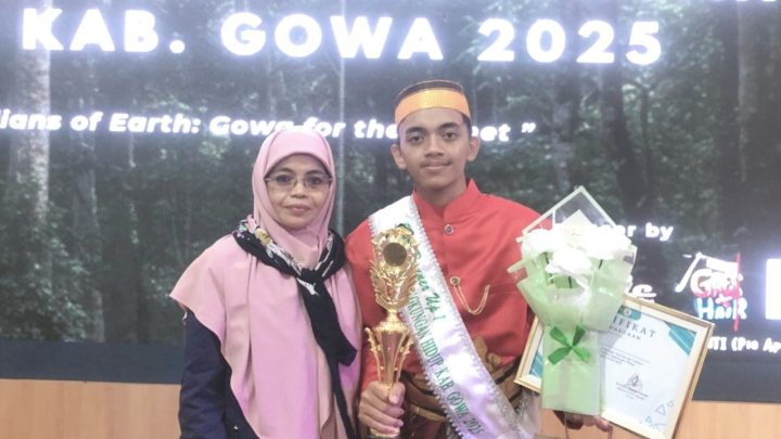 Siswa SMA Bosowa Makassar Muqaddimal Mukrimin Raih Runner Up I Duta Lingkungan Kabupaten Gowa 2025