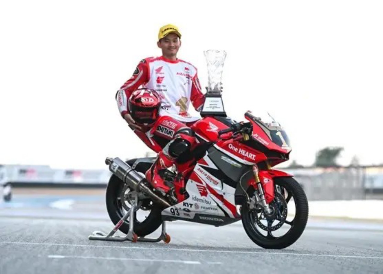 Tunggangi CBR250RR, Pebalap Honda Motor Tak Terlawan Beradu Kencang Se-Asia
