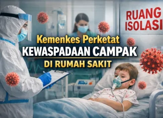 KLB campak Indonesia