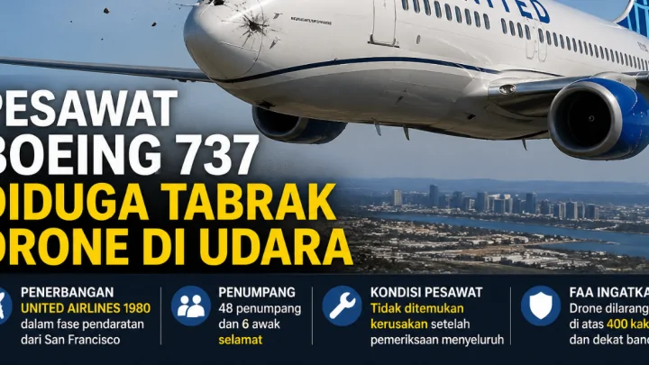 boeing 737 tabrak drone