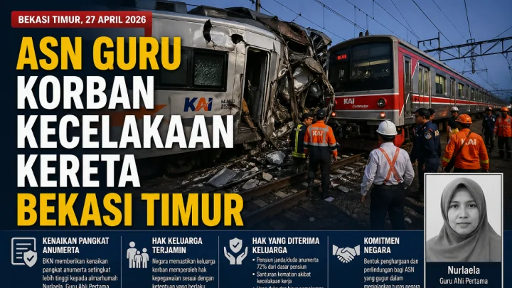 ASN korban kecelakaan kereta
