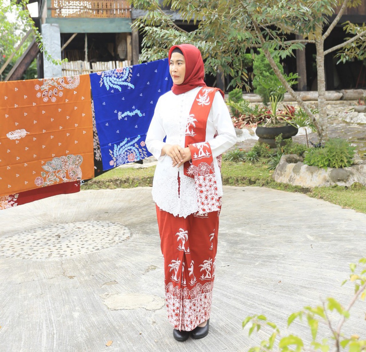 Dari Teras Rumah ke Panggung Nasional, Batik ChaCha Mentari Angkat UMKM Persit Rejang Lebong