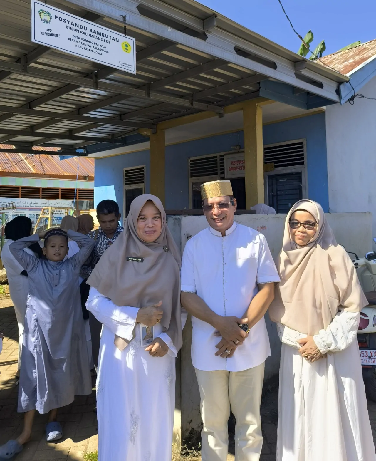 Anggota DPD RI Andi Abd Waris Halid Tinjau TK Miftahul Ilmi Desa Borongpalala Gowa