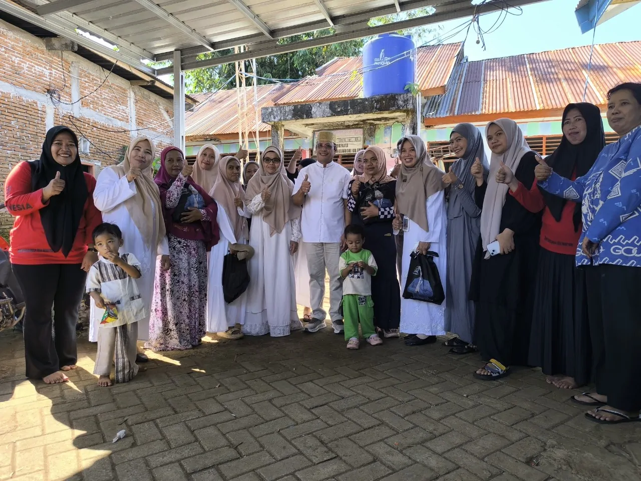 Anggota DPD RI Andi Abd Waris Halid Tinjau TK Miftahul Ilmi Desa Borongpalala Gowa