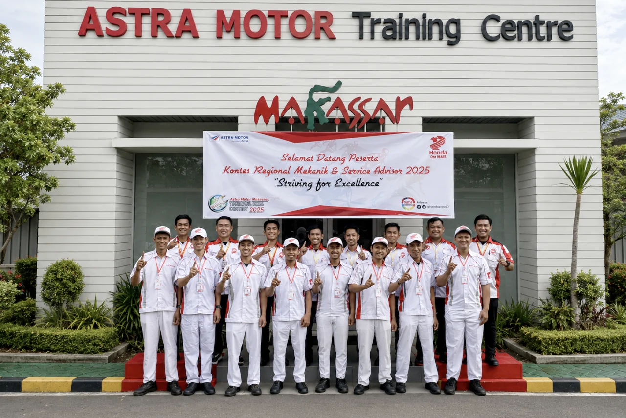 Menjaga Standar Layanan Honda, Asmo Sulsel Kembali Gelar Technical Skill Contest 2026