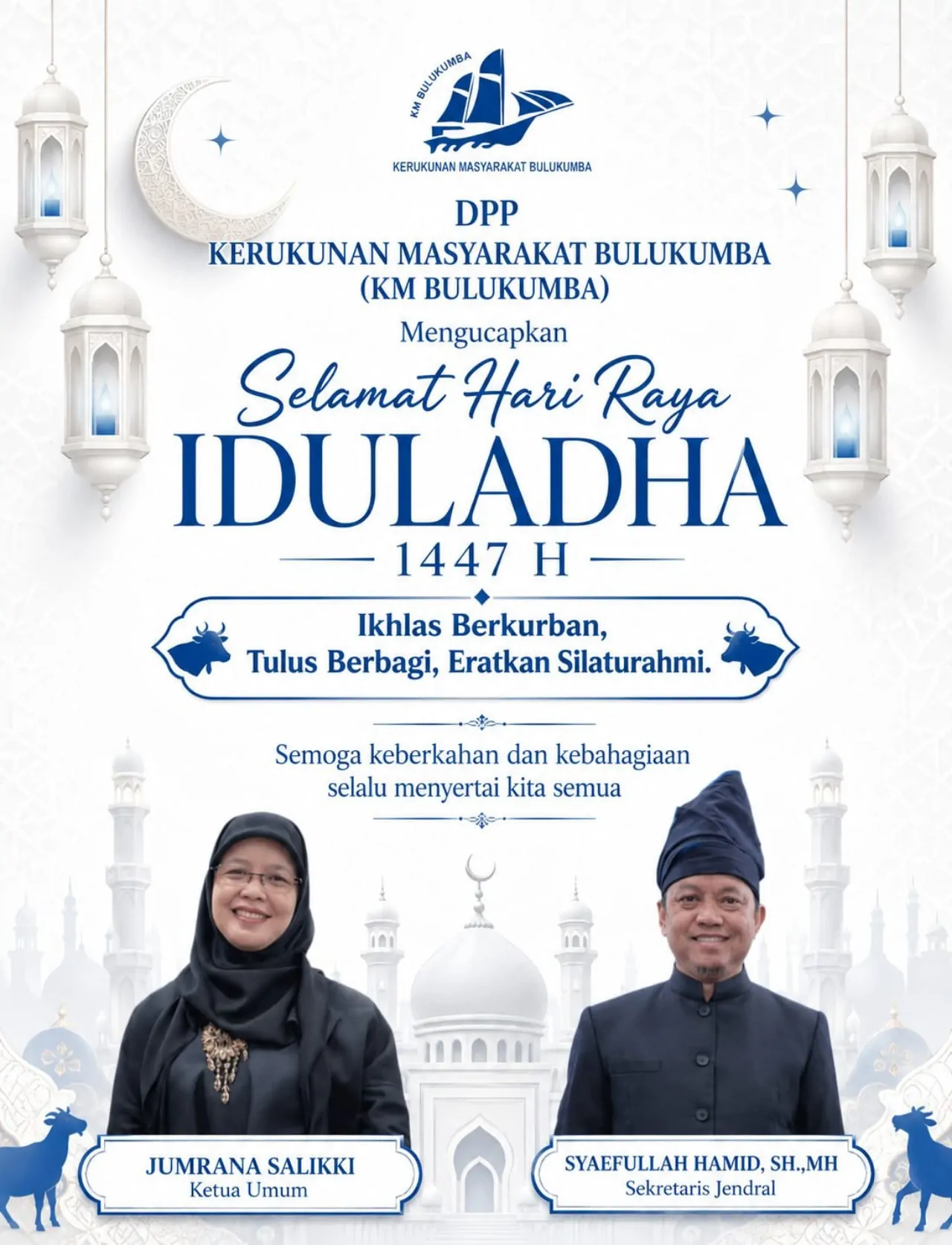 Qurban Bersama KM Bulukumba ke-VI, Salurkan 13 Ekor Sapi Kurban ke Sejumlah Desa