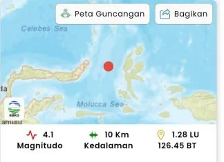 Gempa M 6