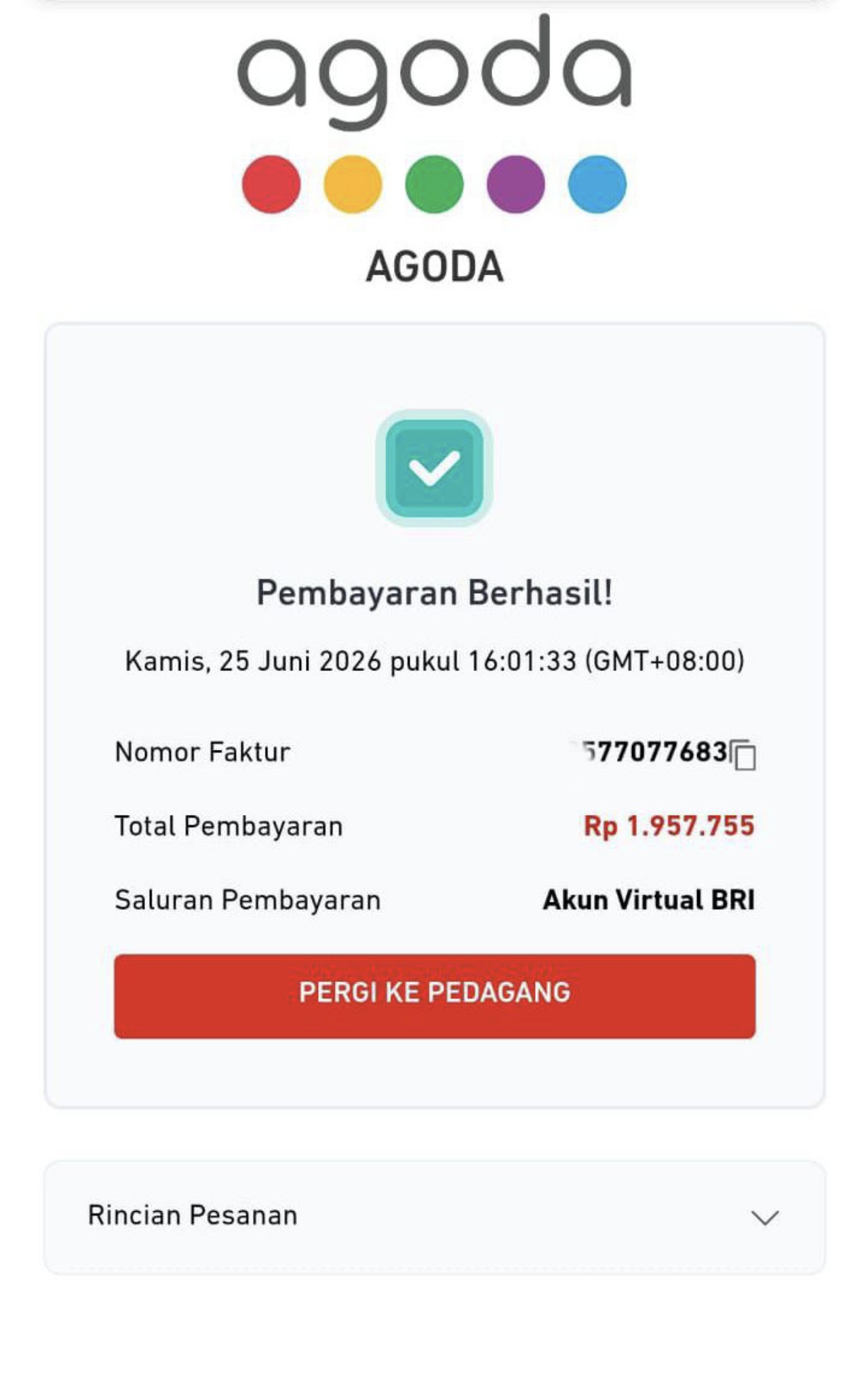 Konsumen Pertanyakan Sistem Agoda, Pembayaran Berhasil tetapi E-Ticket Tidak Terbit