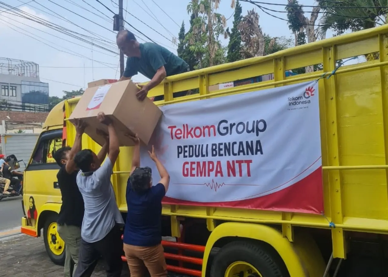TelkomGroup Pulihkan 100 Persen Konektivitas Digital Pascagempa NTT
