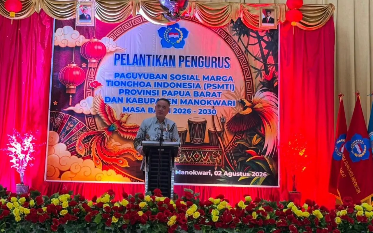 PSMTI Papua Barat Resmi Dilantik, Ketum Wilianto Tanta Ajak Perkuat Persatuan dan Dukung Pembangunan
