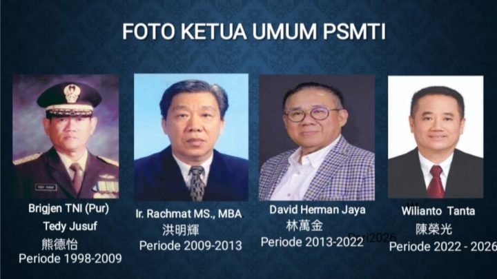 Ketua Umum PSMTI dari masa ke masa